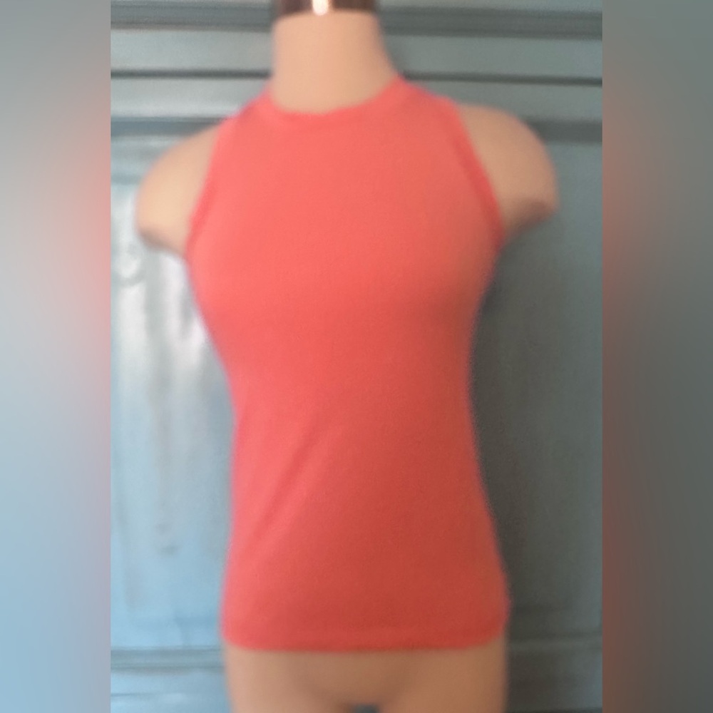 CALIA by Carrie Underwood Pink Fitted Tank Top